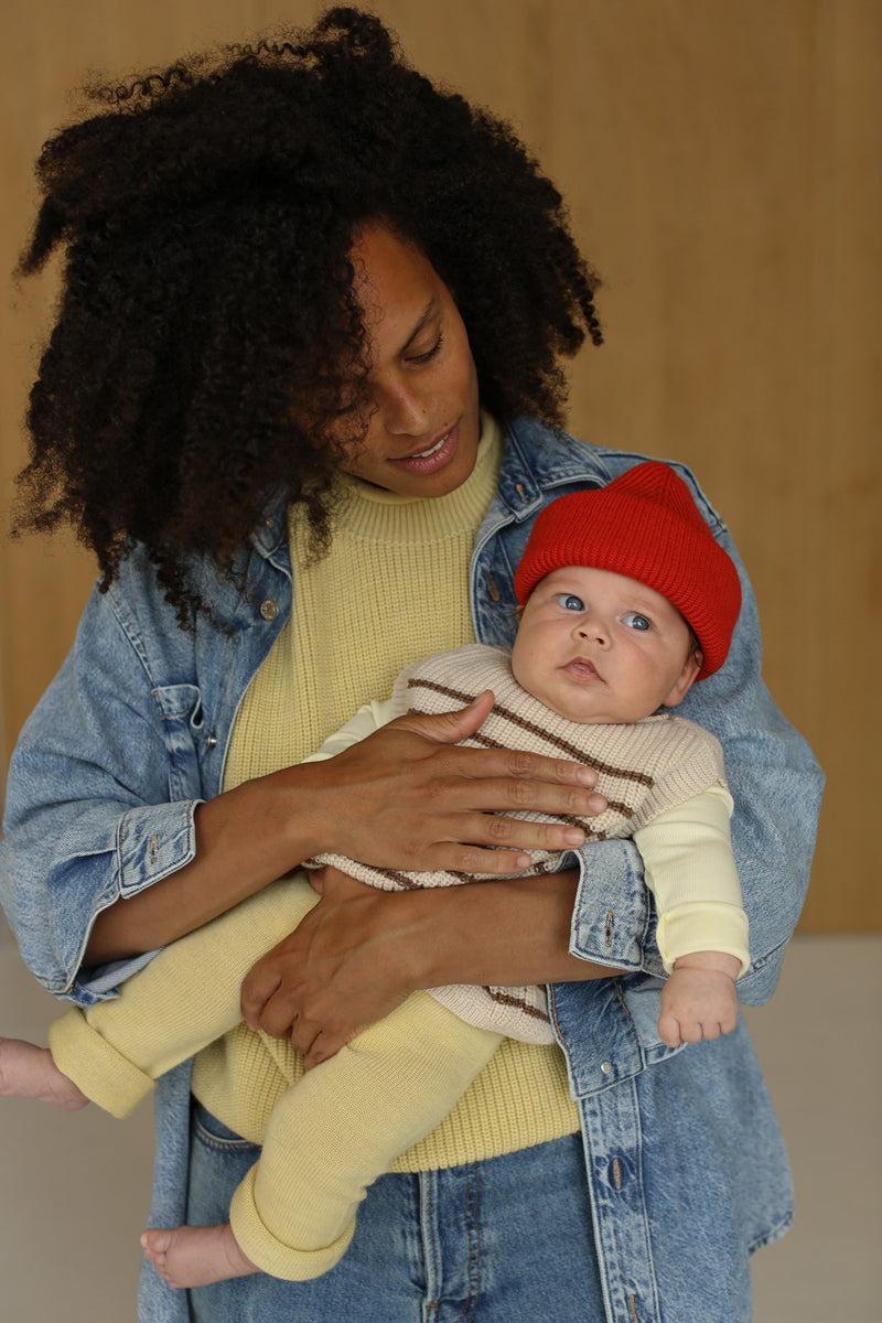 Vest Harvey BABY (Cream/Mocha)