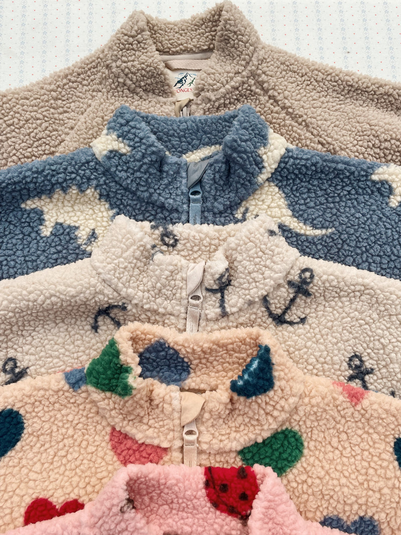 JODY TEDDY JACKET-BON COEUR COLORƒ