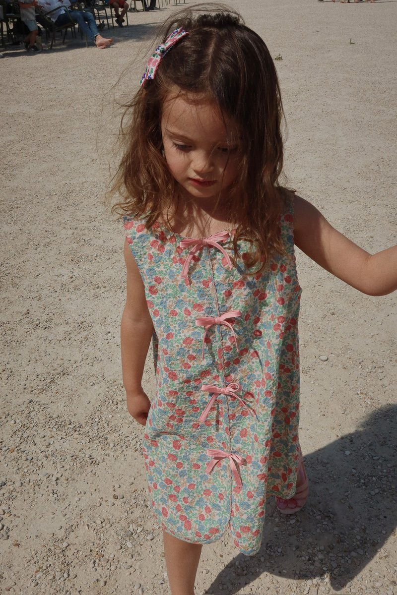 ELIN BOW DRESS GOTS-FIOLA