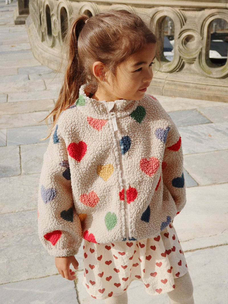 JODY TEDDY JACKET-BON COEUR COLORƒ