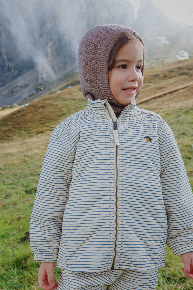 THERMO JACKET-STRIPE BLUIE