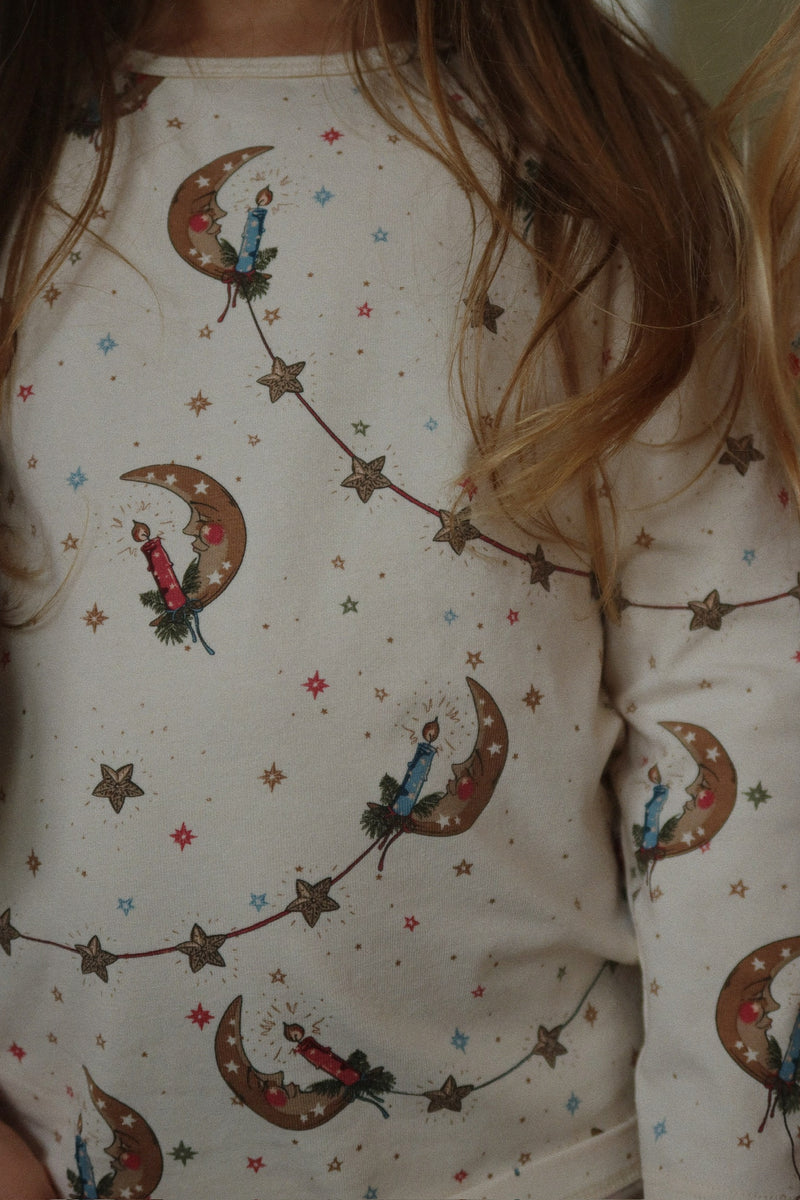 BASIC BLOUSE/PANTS SET GOTS-DEER DIARY