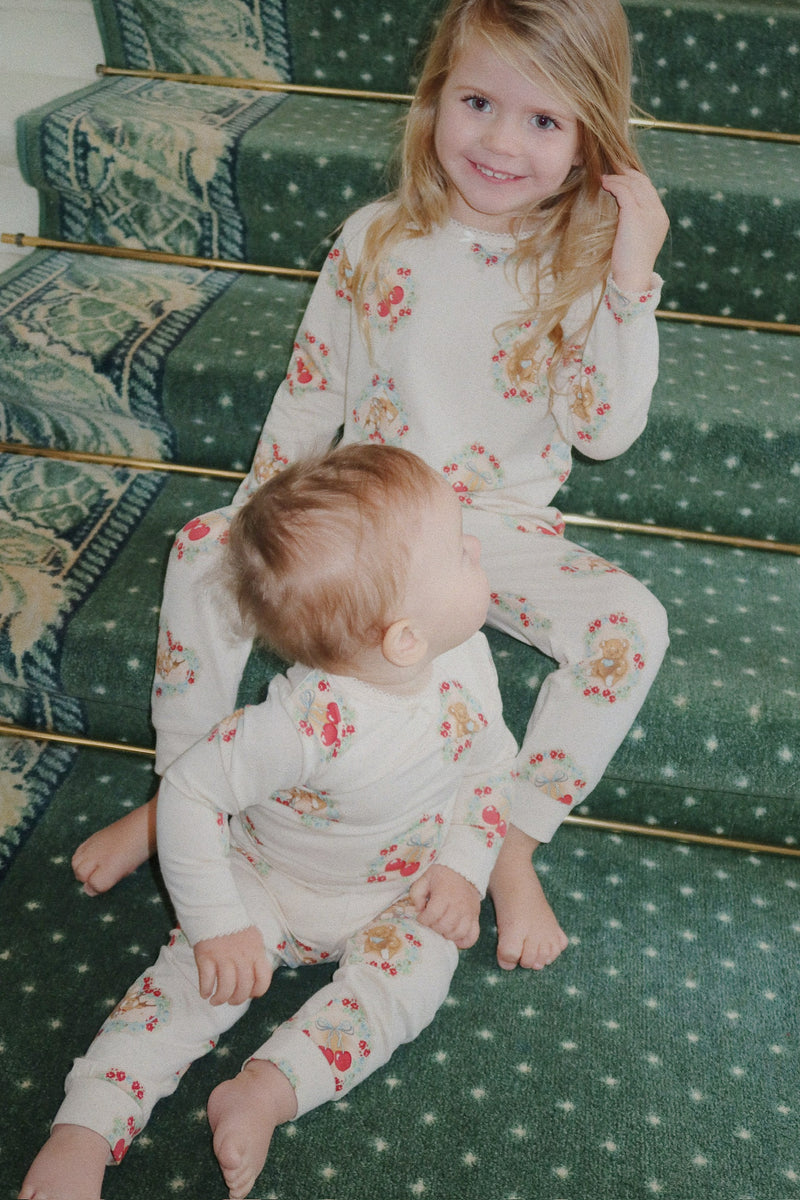 BASIC BLOUSE/PANTS SET GOTS-DEER DIARY