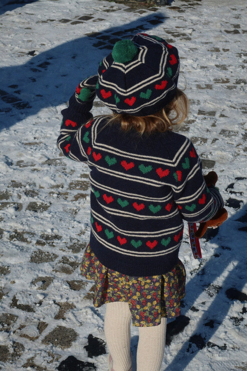 BELOU KNIT CARDIGAN-HEART