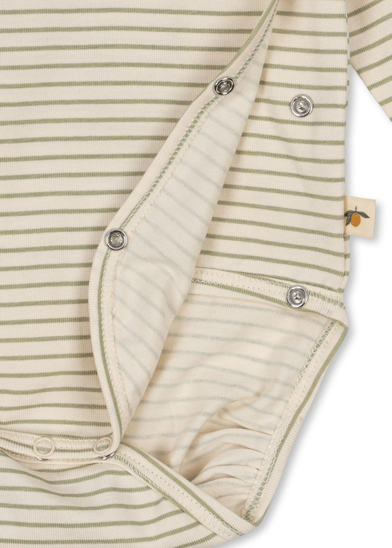 BASIC LS BODY GOTS-TEA STRIPE