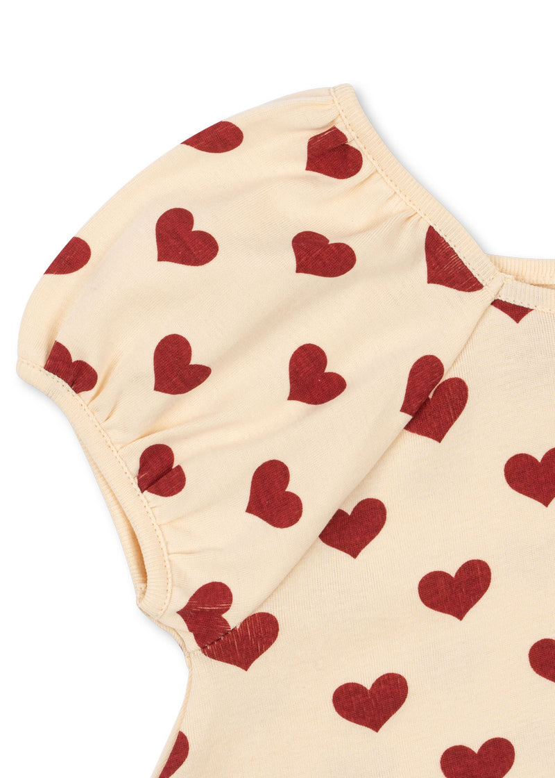 CLASSIC SS DRESS GOTS-AMOUR ROUGE