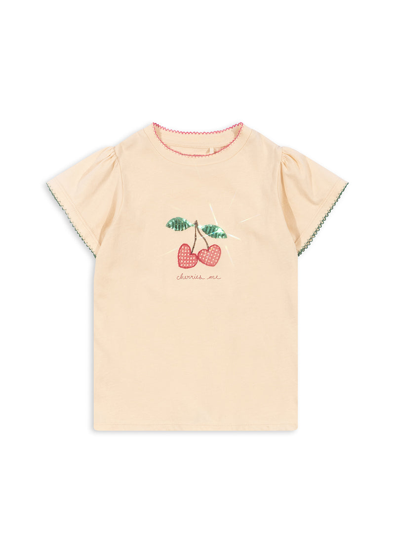 FAMO PUFF TEE GOTS-ECRU