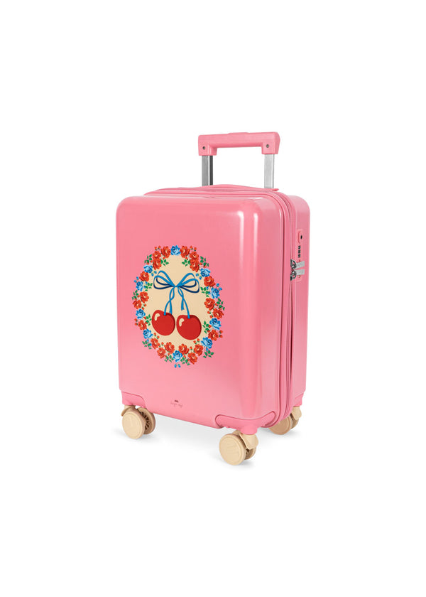 TRAVEL SUITCASE-CHERRY BOW