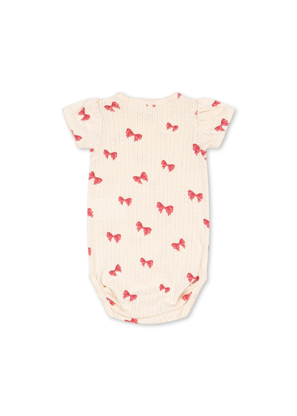 MINNIE PUFF SLEEVE BODY GOTS-ROSIA BOW