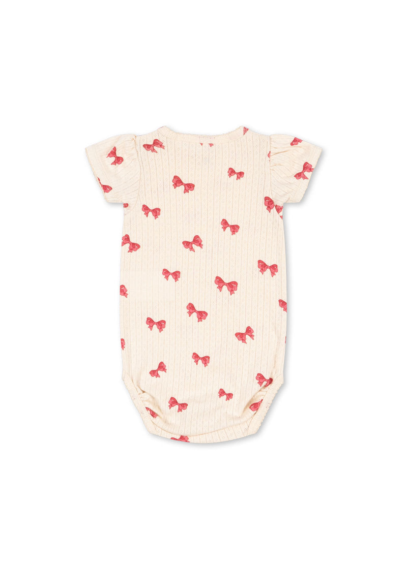 MINNIE PUFF SLEEVE BODY GOTS-ROSIA BOW