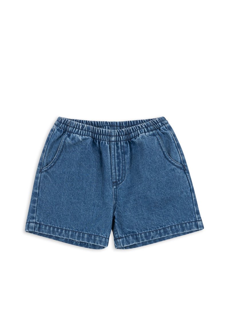 MAGOT DENIM SHORTS-DENIM BLUE