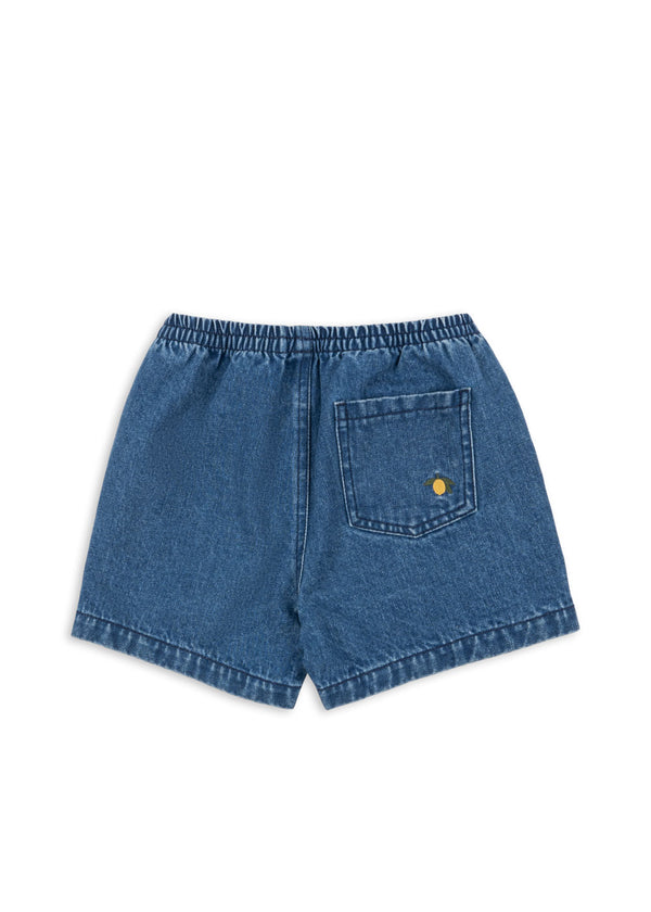 MAGOT DENIM SHORTS-DENIM BLUE