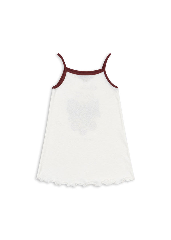 ERA STRAP DRESS OCS-OFF WHITE/AMARENA