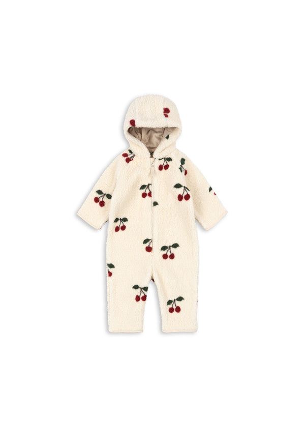 JODY TEDDY ONESIE-MA GRANDE CERISE