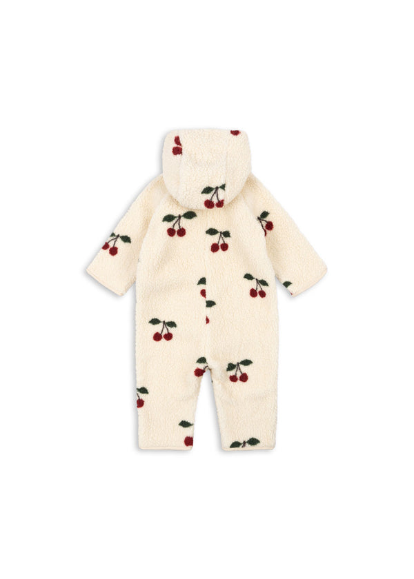 JODY TEDDY ONESIE-MA GRANDE CERISE