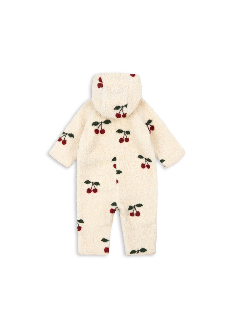 JODY TEDDY ONESIE-MA GRANDE CERISE