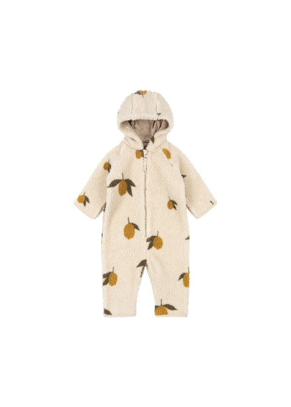 JODY TEDDY ONESIE-MON GRAND CITRON
