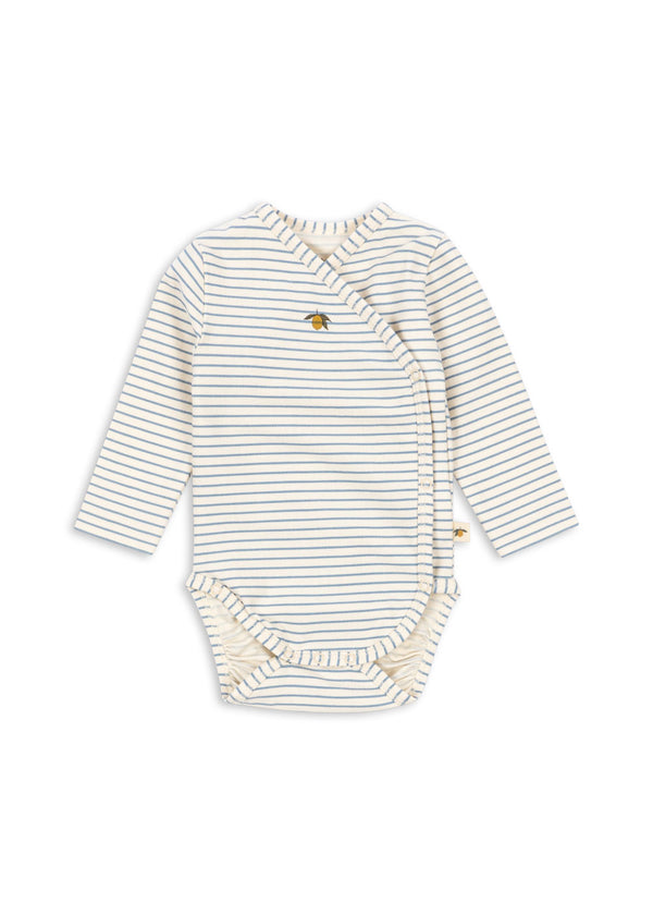 LS BODY GOTS-STRIPE BLUIE