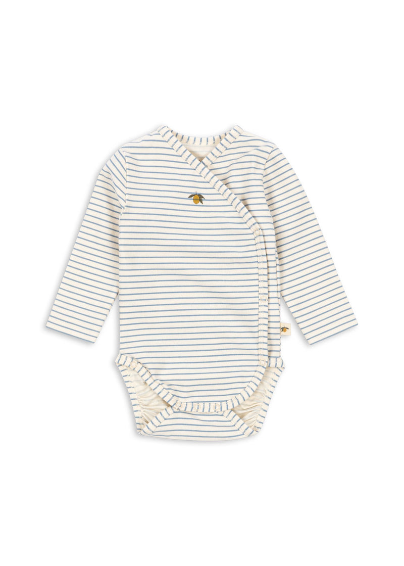 LS BODY GOTS-STRIPE BLUIE