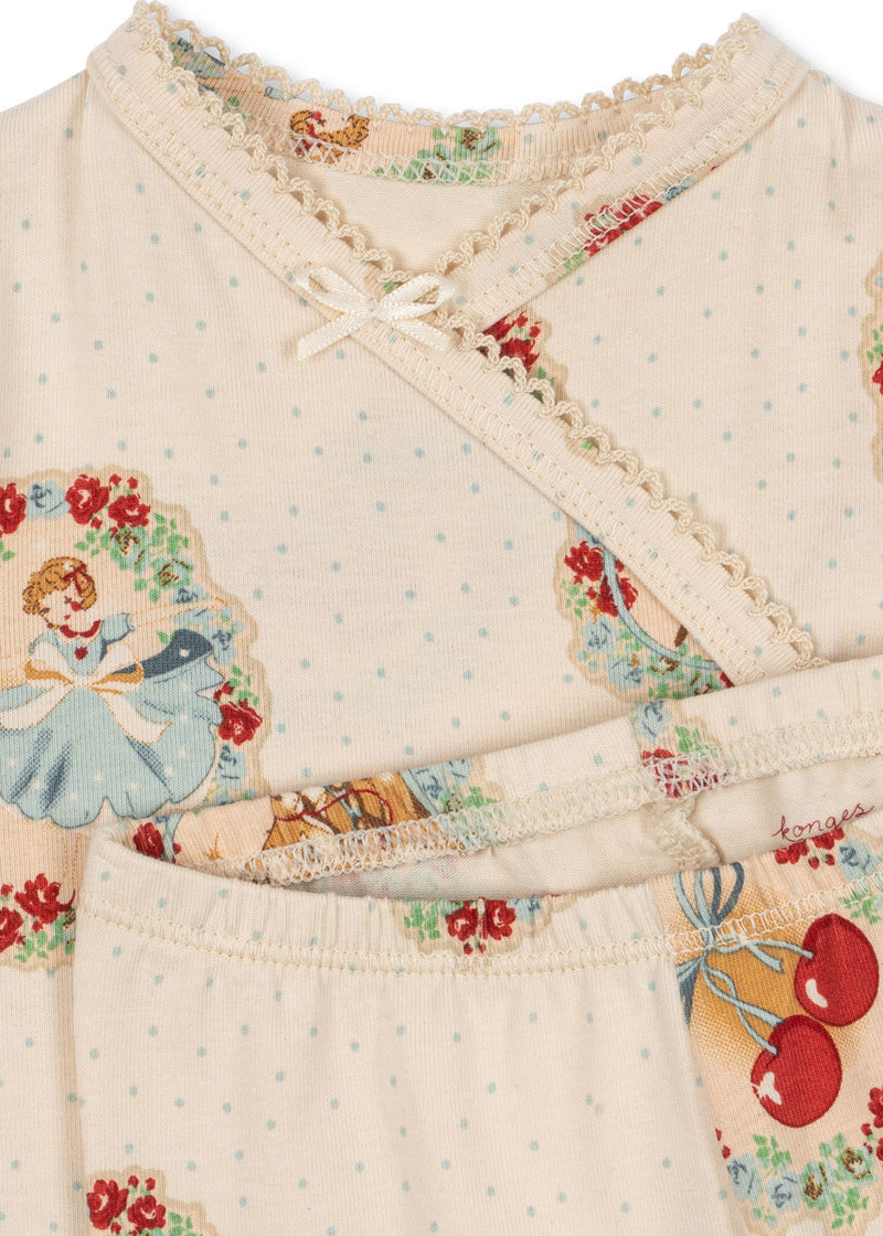 BASIC BODY/PANTS SET GOTS-DEER DIARY