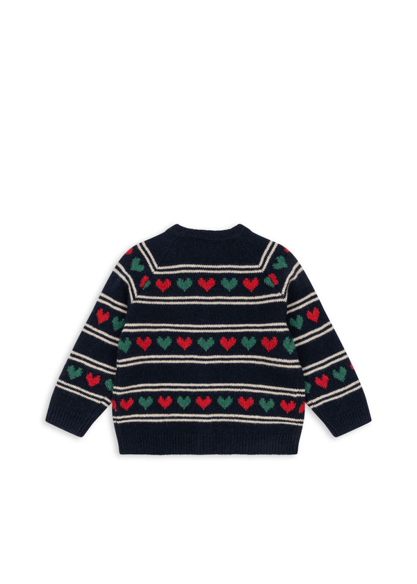 BELOU KNIT CARDIGAN-HEART