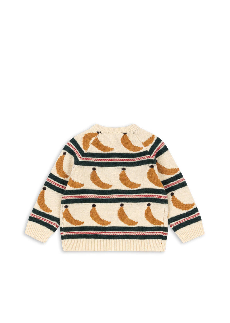 BILLI KNIT CARDIGAN-BANANA