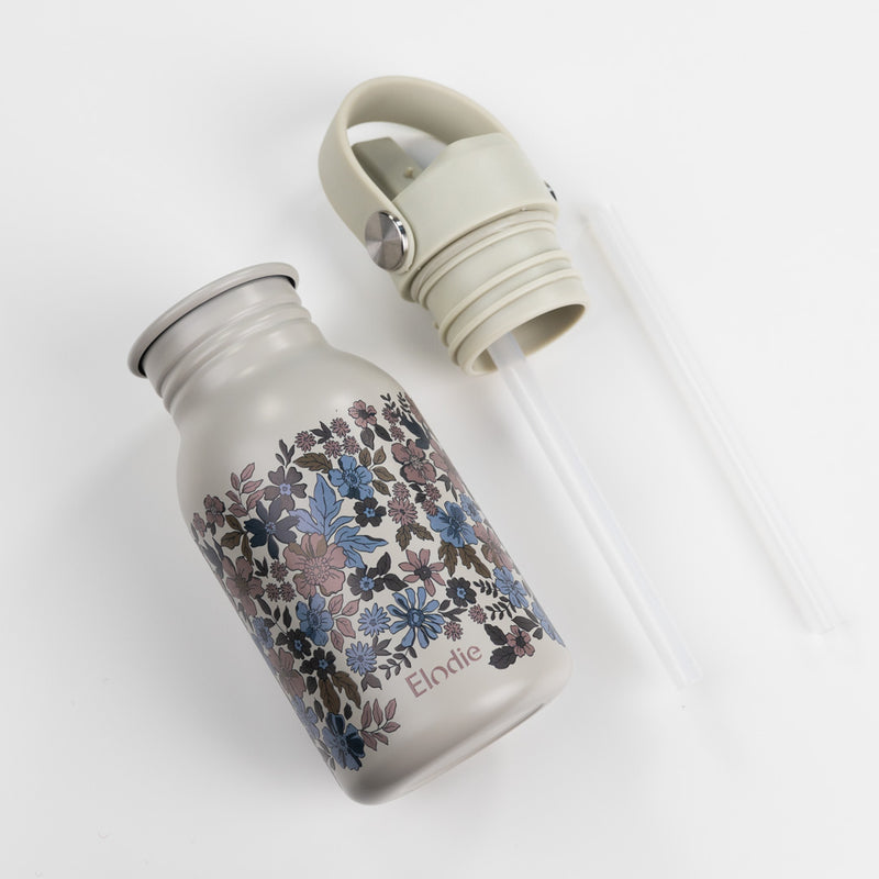 Water Bottle-Blue Garden