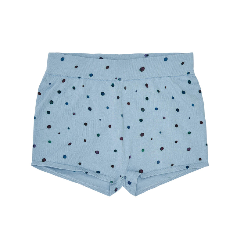PRINTED BEACH SHORTS-GLACIER/DOT