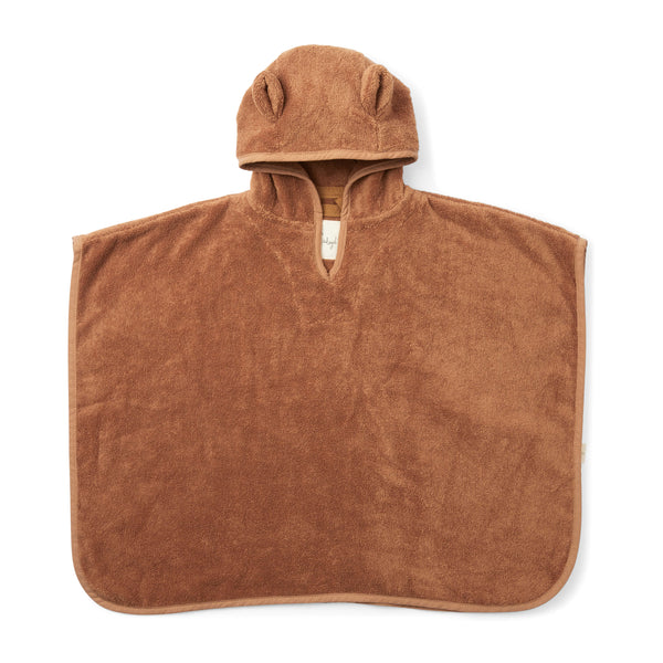 KIDS TERRY PONCHO-浴巾 ALMOND