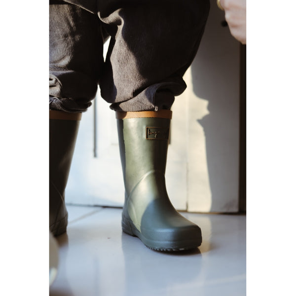 Konges Sloejd VALKEN RUBBER BOOTS SOLID 水鞋靴子-PINE