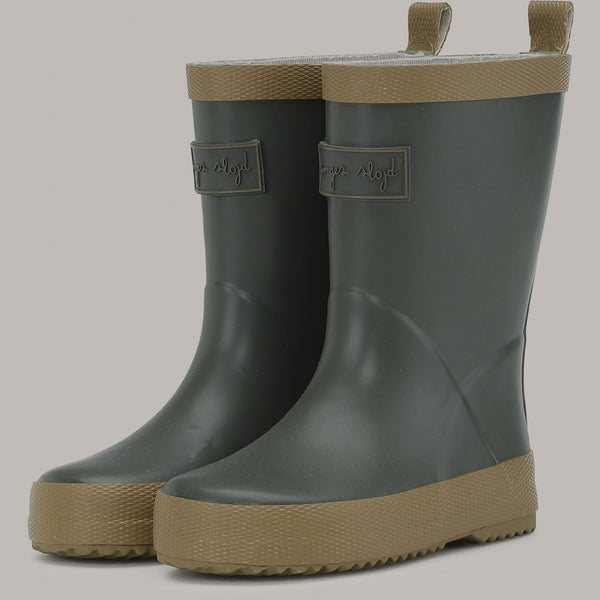 Konges Sloejd VALKEN RUBBER BOOTS SOLID 水鞋靴子-PINE