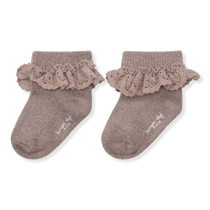 Konges Sloejd LACE SOCKS LUREX 蕾絲襪子-HAZEL