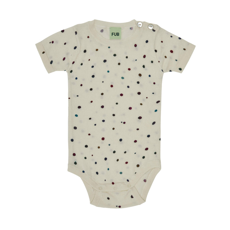 BABY PRINTED BODY-ECRU/DOT