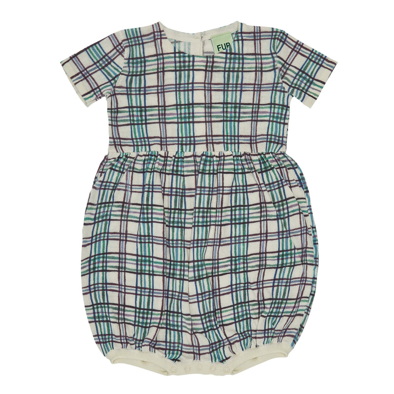 BABY ROMPER SUIT-MULTICHECK