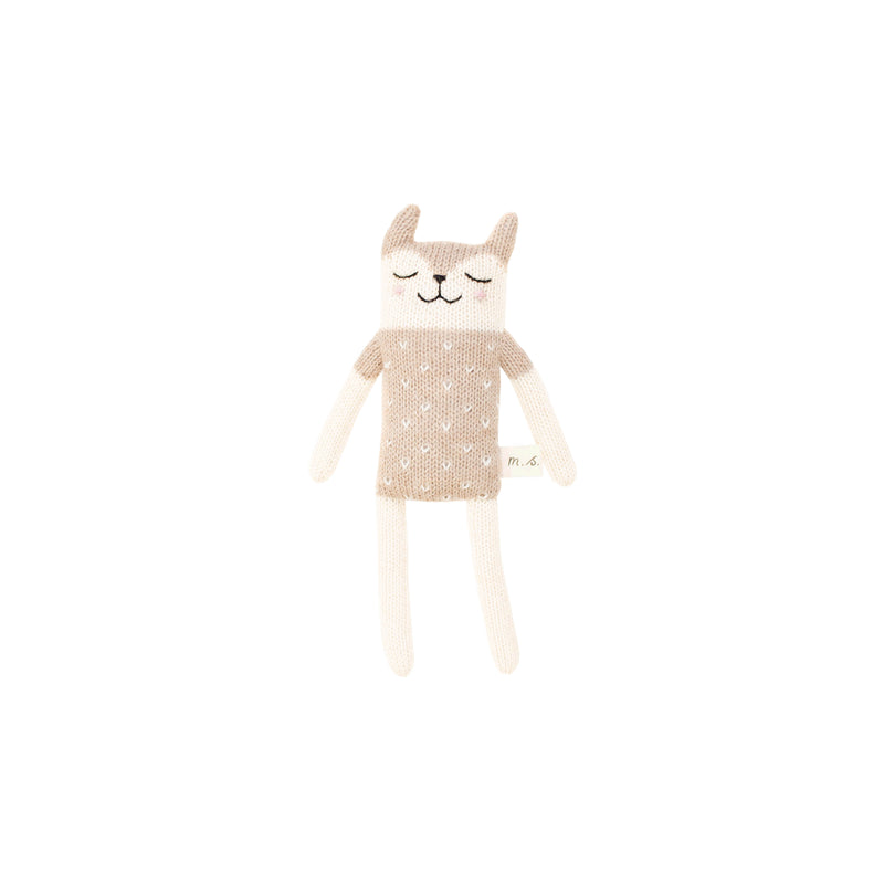 Fawn soft toy 小鹿-羊鴕毛公仔 sand with white patches