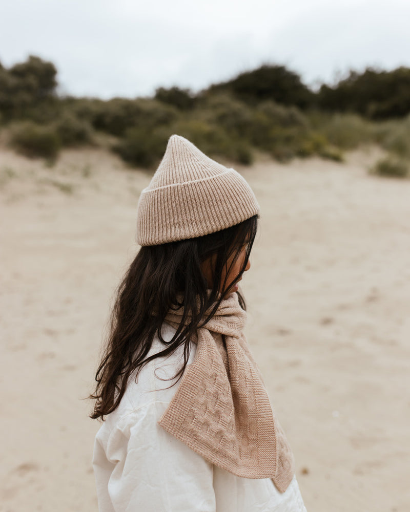 Beanie Fonzie  (Sand)