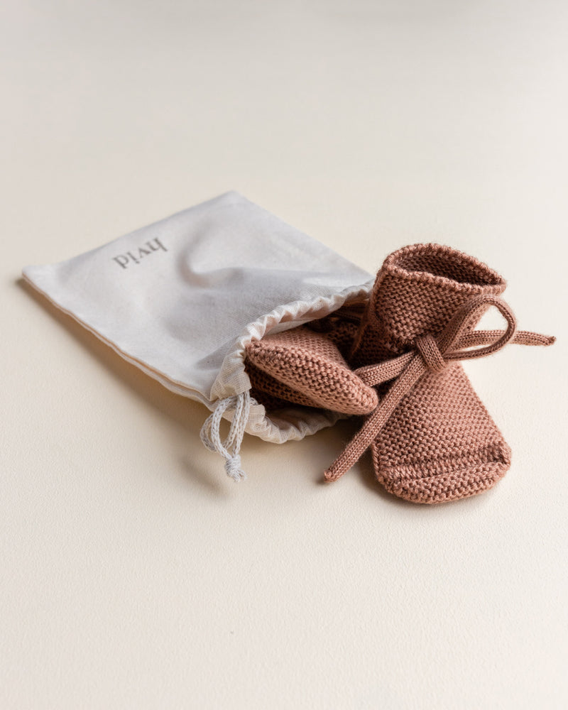 Booties 羊毛靴子-Terracotta