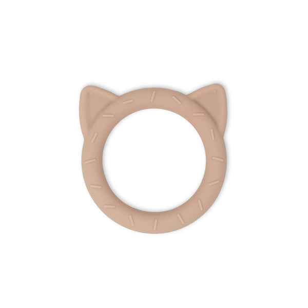 Mushie Teether Cat 牙膠 (Blush)