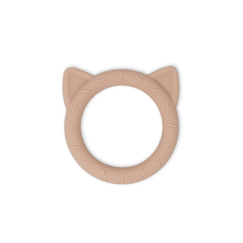 Mushie Teether Cat 牙膠 (Blush)