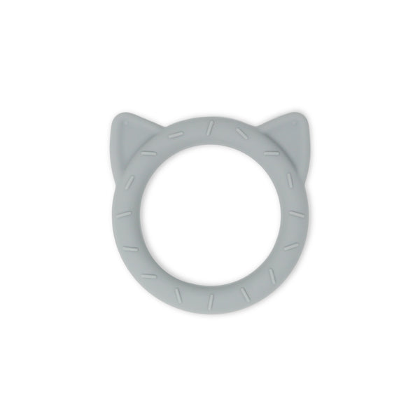 Mushie Teether Cat 牙膠 (Stone)
