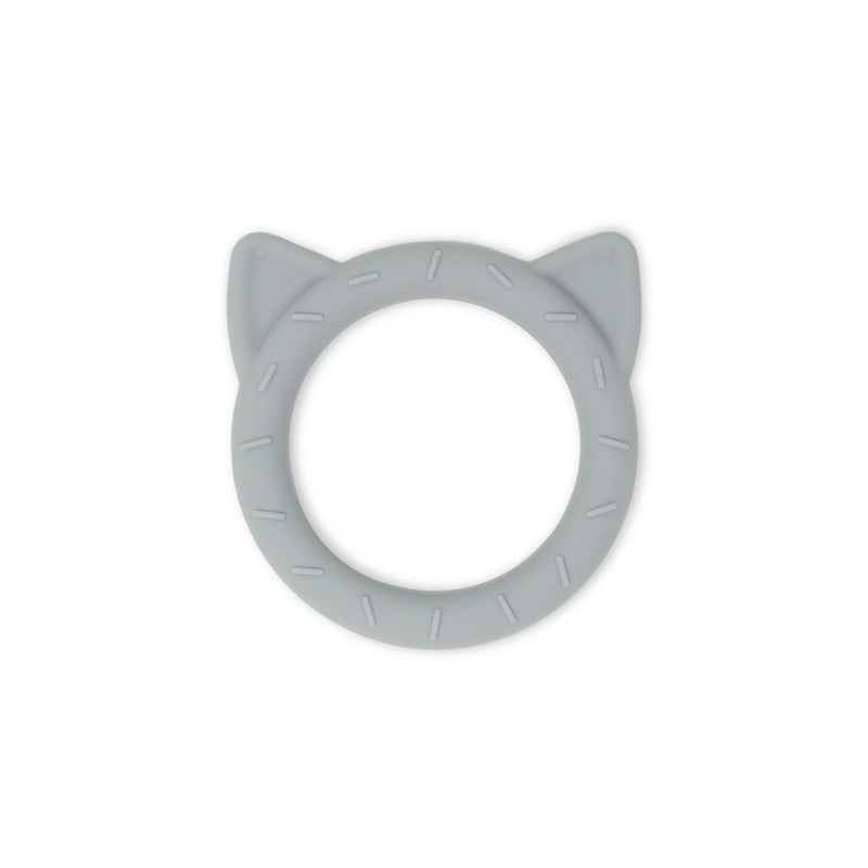 Mushie Teether Cat 牙膠 (Stone)