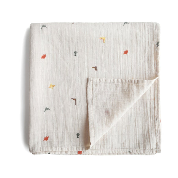 Swaddle Blanket Organic Cotton 有機棉紗巾 (Dinosaurs)
