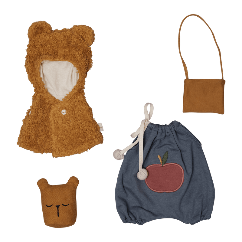 Doll Clothes set -娃娃服裝 Bear cape