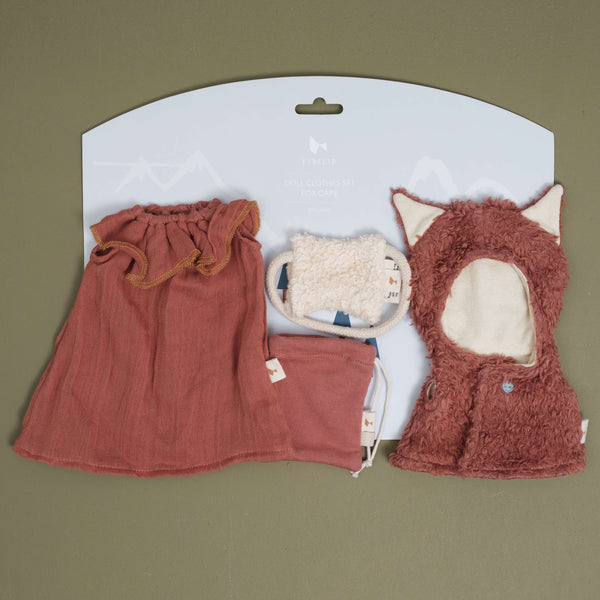 Doll Clothes set -娃娃服裝 Fox cape