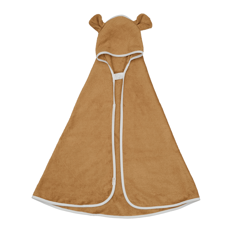 Hooded Baby Towel - 浴巾 Bear - Ochre