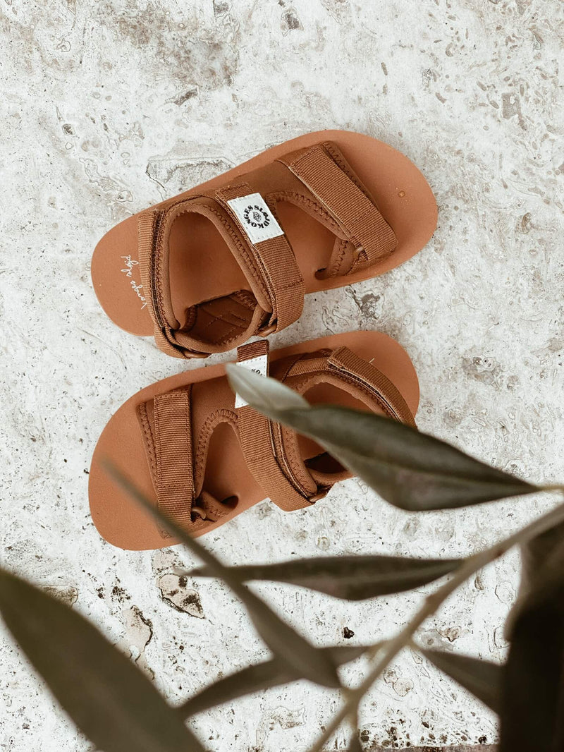 SUN SANDAL-DARK ORANGE