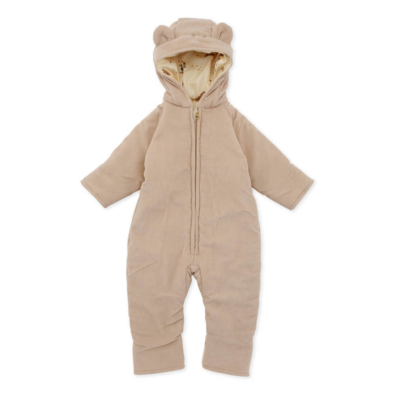 TEDDY SUIT 有機棉連體厚外套-OXFORD TAN