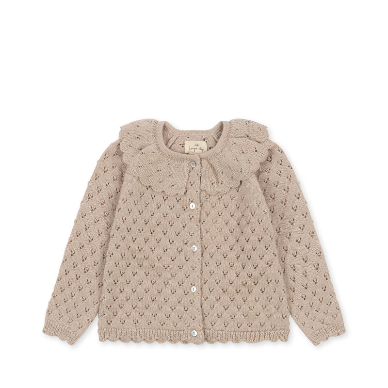 HOLIDAY CARDIGAN-PEACH DUST