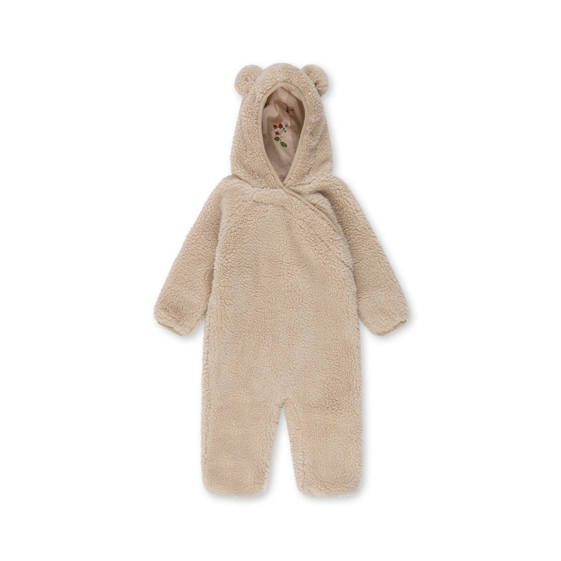 GRIZZ TEDDY ONESIE-CREAM OFF WHITE