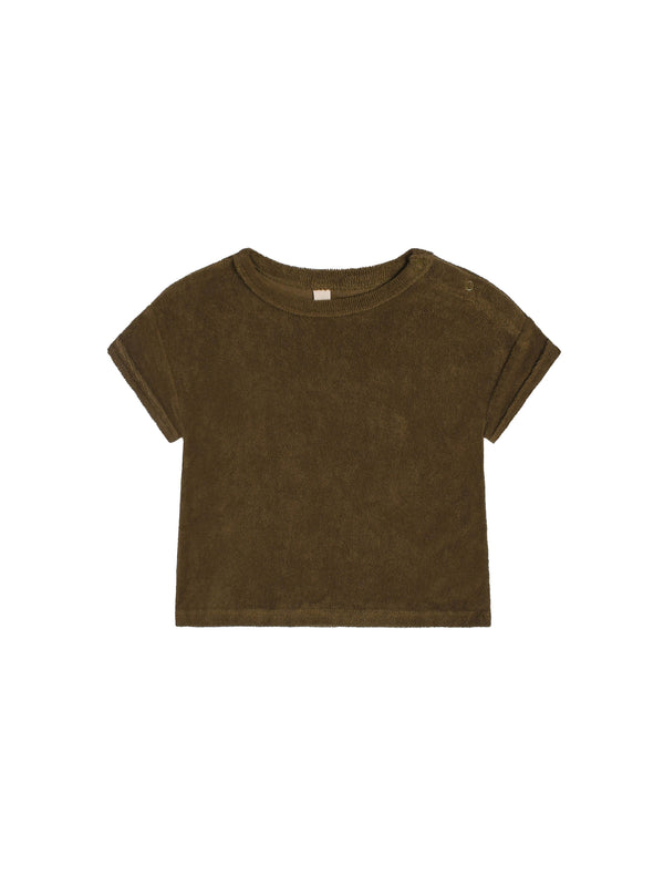 Olive Terry Oversized T-shirt